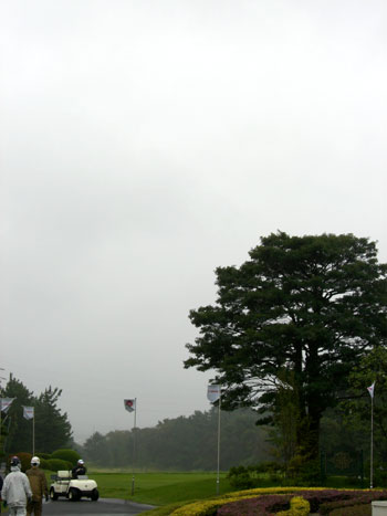 雨が降るのか、降らないのか…。それによって攻め方も変わり、持っていくクラブも変わってきます。